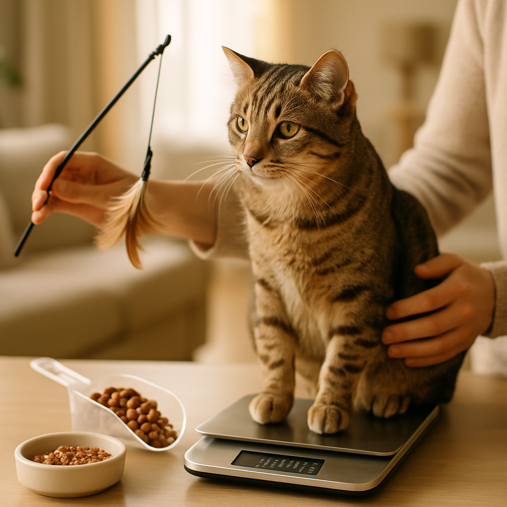 Gewichtskontrolle bei Katzen: Diät-Tipps von Himmels-Katzen